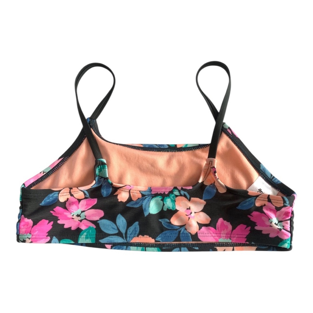 art class Floral Bikini Top - Black, Pink, Blue - Picture 3 of 9